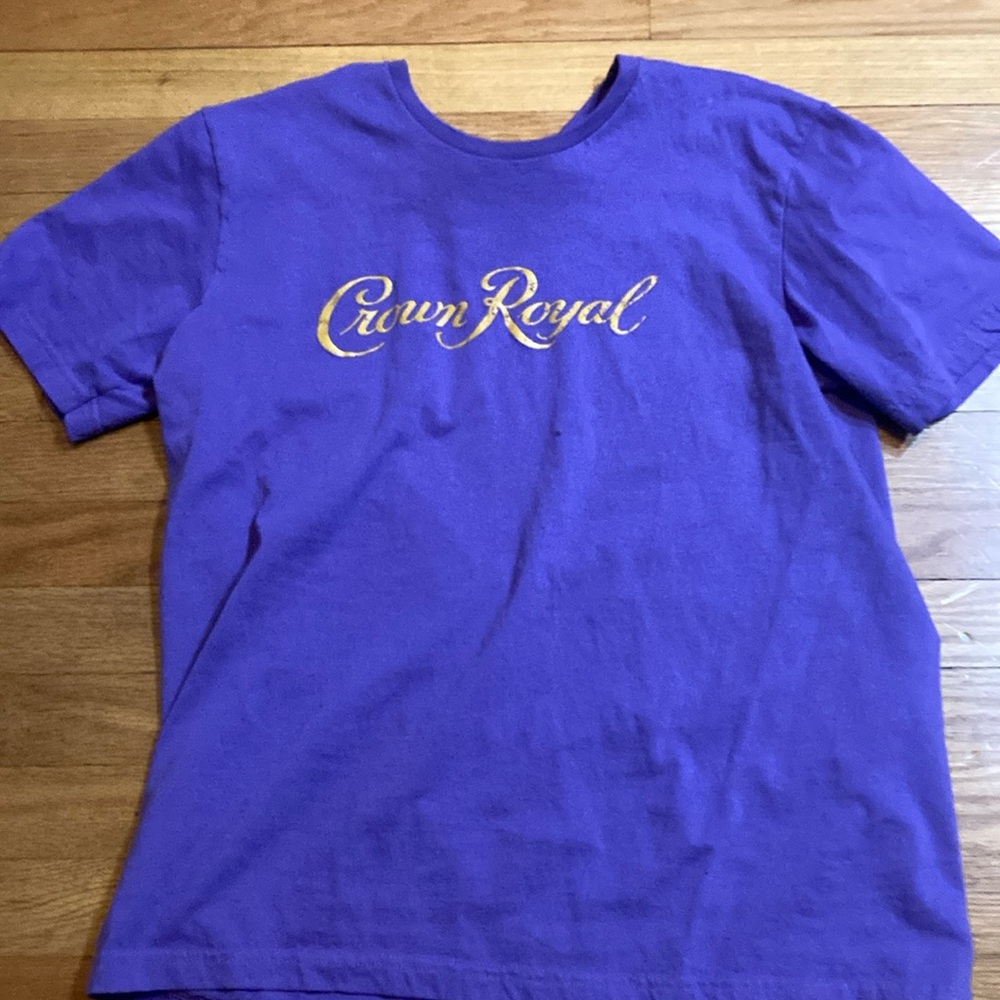 purple tee shirt size large